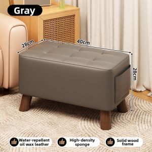 ZHUOHE | Comfortable Footrest Stool Soft Pad