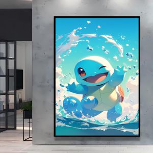 Kayou | 2026 Japanese Anime Canvas Paintings Pokemon Pikachu Poster Cartoon Character Picture Bright and Clear Colors High Quality Home