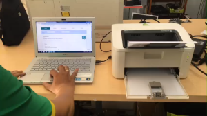 Máy in wifi mini nhỏ gọn mực mới mực rẽ bảo hành 06 tháng dể châm để đỏ mực ( có hướng dẫn cài đặt qua zalo )