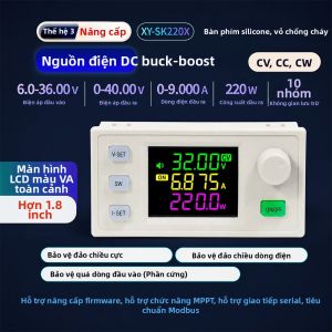 SK220S SK220X CNC DC Bộ Nguồn Có Thể Điều Chỉnh 9A 220W Step-Up/Step-Down MPPT Mô-đun Sạc Năng Lượng Mặt Trời Điện Áp/dòng Điện Không Đổi Cho Thiết Bị Điện Tử