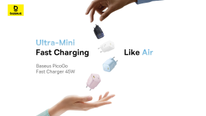 Basues PicoGo GaN 45W USB-C EU Portable Fast Charging for Phone Samsung iP16 Android Tablets and Laptops Support PD3.0 PPS QC3.0 FCP SCP AFC