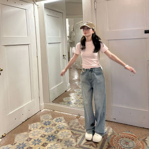 Gold Su Yi Heart Short Sleeve Womens T-shirt Summer 2025 round Neck Versatile Overhead White Chic Top Trendy Polyester Rayon Spandex Blend