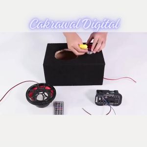 PROMO TaffSTUDIO Amplifier Mini Full Bass Bluetooth 12v 400 W / Ampli power 5000 Watt