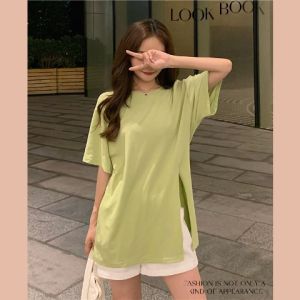 KDAShop สีพื้นสุดสวยไม่ซ้ำใคร เพิ่มเติมคือความมีเสน่ห์เสื้อยืด T เสื้อยืดงานสวยลูกชิลๆ สบายๆ