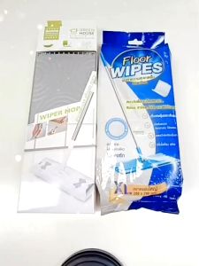 เปียกถูพื้น 1 ห่อ - เครื่องประดับ GREEN HOUSE ไม้ถูพื้น ไม้ม็อบ ไม้ม็อบดันฝุ่น กรีนเฮ้าส์ไวเปอร์ ม็อบ ด้ามจับสแตนเลสแข็งแรง