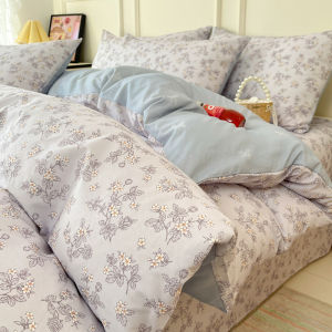 Grace | Bộ Chăn Ga Gối 4 Món 100% Bông Style Bed Skirt
