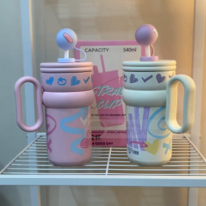 Goto Bloom Vacuum Bottle Tumbler Stainless Botol Minum Aesthetic Lucu