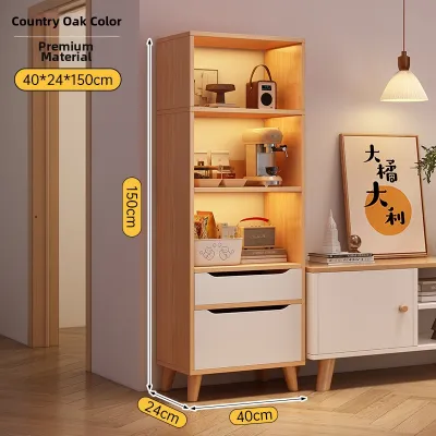 ZHUOHE | Narrow Corner Storage Cabinet Bookshelf