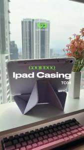 GOOJODOQ for iPad Case Magnetic Foldable Height-Adjusting Leather Case Tablet Stand Case Shockproof Protection For 10/11th Gen Air 4 5 10.9 Pro11 inch