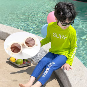 HUANHUAN | Separate Long Sleeve Pants UV-Protected Quick Dry Swimwear
