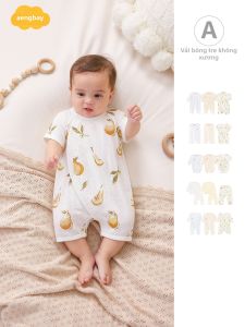 Aengbay | Bộ đồ liền thân không tay mỏng cho bé mùa hè