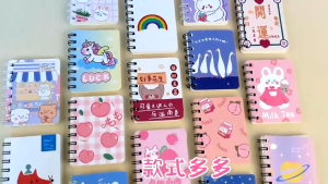 JUKE Notebook Mini A7 Buku Catatan Memo Tulis Diary Agenda Motif Lucu