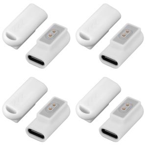 1-5pcs for Xiaomi Smart Watch Charger Adapter Connector USB C 90° Magnetic Charging Adapter for Xiaomi Mi Band 8 Pro/8 for Redmi