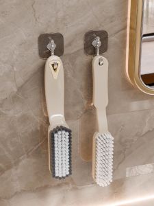 Long Handle Shoe Brush Home Multi-Functional Clothing Brush Soft Bristle No Damage to Shoes Cleaning Brush Can Be Hung Hard Bristle Brush