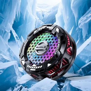 คลิปแม่เหล็กด้านหลังพัดลมระบายความร้อนเซมิคอนดักเตอร์ คูลเลอร์โทรศัพท์พร้อมหม้อน้ําแบบปรับได้สําหรับ Android iPhone Mobile Gaming PUBG