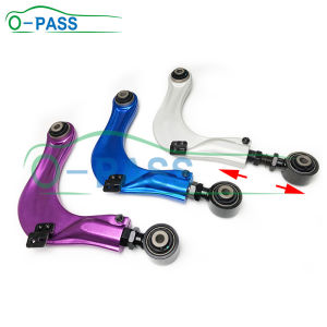 OPASS Adjustable Camber Rear upper Control arm For Honda Civic X FC1 FK7 FC FK Insight Accord 10th CV CV1 CV2 CV3 UR-V URV Avancier & CR-V CRV RW RW1 RW6 RW2 RW3 RW4 RW5 52510-TGG-A00 Support Retail hatchback Sedan Coupe 1 pair