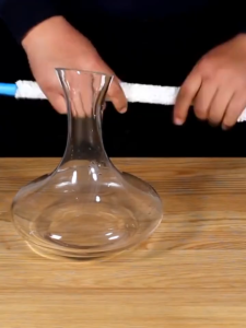 Bộ dụng cụ cọ rửa decanter bình thở bình thuỷ tinh ly thuỷ tinh pha lê tiện lợi sạch sẽ