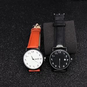 Mens Watches Luxury Brand Leather Wrist Watch for Men Arabic Numerals Date Casual Sport Quartz Wristwatch Relogio Masculino
