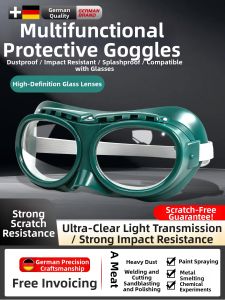 Anti-fog Impact-resistant Splash-proof Corrosion-resistant Acid-alkali-resistant High-temperature-resistant Goggles