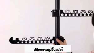 ไม้แขวนผ้า ราวแขวนเสื้อ บิ้วอิน ราวแขวนผ้า ยืดไสล ก้านแขวนผ้ายึดหด ชุดใหญ่