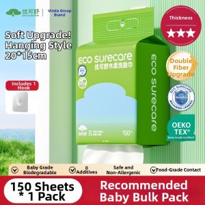 ECO SURECARE | Medical Grade Disposable Hanging Baby Facial Tissue