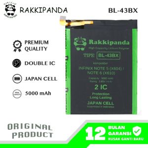 RakkiPanda BL-43BX Infinix Note 5 X604 / Note 6 X610 Batre Batrai Baterai