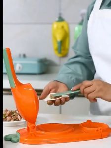 3 in 1 Dumpling maker mold set dumplings mold maker 2 in 1 empanada molder large size dumpling wrapper dumpling crust press machine siomai maker mold siomai wrapper molder baking tool BLUE