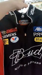 IBULD F1 Racing Jacket Embroidery Long Sleeve Retro Motorcycle Ferrari Team Autumn Winter Clothes