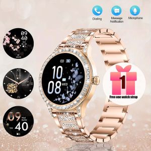 New Smart Watch Women 1.27 Inch HD Wireless Call Fitness Tracker More Sports Modes Exclusive Dials Smart Watches For IOS Android