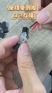 MOTUS 10/20/30/50 ชิ้นกันน้ําไฟฟ้าเชื่อมต่อสายไฟ-2เข็มหมุด ทาง ปลั๊กยานยนต์ขั้วต่อสายไฟปลั๊กขั้วรถบรรทุกรถอุปกรณ์เสริม