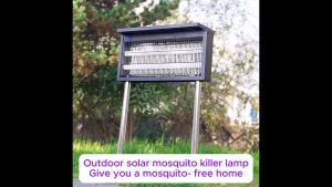 20W Solar Energy Saving Repellent Lamp Suitable for Outdoor Garden Silent Mosquito Killer Lights