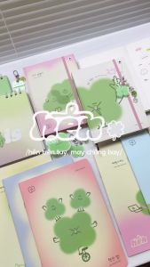 Sổ Tay A5 Crabit HÊN Collection ruột dot grid giấy 130gsm 128 trang ghi chép journal nhật ký