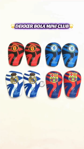 Deker Bola Mini Polos Olahraga Pelindung Tulang Kering Kecil Sepakbola Futsal Size 8X10cm