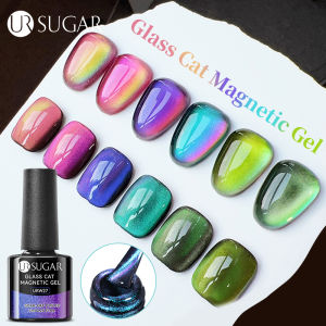 UR SUGAR 7ml Multicolored Glitter Cat Gel Nail UV Polish Double Color Semi Permanent Soak Off UV LED Sparkling Nail Varnish