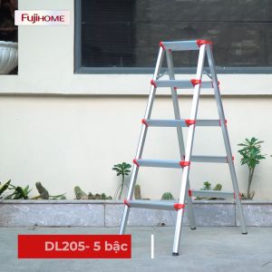 Thang ghế nhôm 3 - 6 bậc chữ A Nhập Khẩu xếp gọn Thang chữ A gia đình đa năng FUJIHOME gấp gọn step ladder