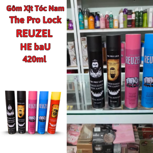 Gôm Xịt Tóc Nam 420ml giúp giữ nếp tóc lâu dài hương thơm nam tính dễ chịu.