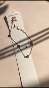 Gelang Titanium Wanita Rantai Love Terbaru