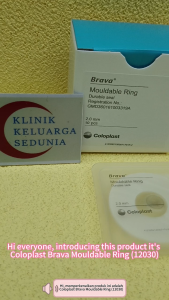 COLOPLAST CP 12030 BRAVA MOLDABLE RINGS 2MM 康乐保造口袋可塑贴环CP12030造口防漏贴环10个/盒 Ostomy care Stoma