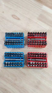 QBLADE Mata Obeng Set Mata Obeng Multifungsi 10013 10014 10015 10016 Merah Biru