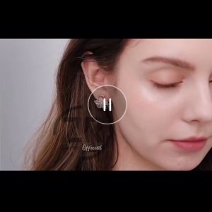 ANTING KOREA PEREMPUAN DEWASA DESAIN BUNGA PUTIH MEWAH AKSESORIS BAHAN ALLOY ANT88 ZIORRA