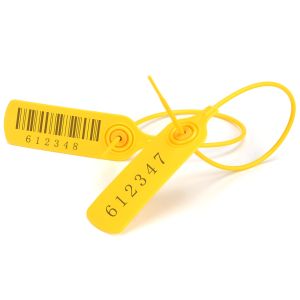 500PCS Plastic Security Seals Serial Numbered Pull-Tite Tags Disposable Tamper Evident Seal Fire Extinguisher Tag Self-Locking Safety Ties for Garment Cloethes Shoes Bags Logistics