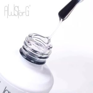 AWStorG Construction Base Gel 15ml Builder Nail Gel In A Bottle Semi Permanent Thick Rubber Base Gel Extension Nails Art