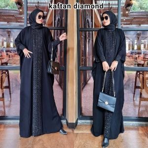 [ABAYA ORI] New Gamis Abaya Turkey Dubai arab 871/kaftan diamond Terbaru