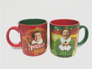 Cốc Thủy Tinh Sứ Hoạt Hình Giáng Sinh Elf Cốc Đựng Nước Phim Hài Đồ Dùng Gia Đình Quà Tặng Lễ Hội Giáng Sinh Cốc Thủy Tinh 401-500ml