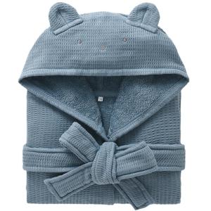 Sanli | Áo Choàng Tắm Có Mũ Cho Trẻ Em Four Seasons 100% Cotton Thấm Nước Khô Nhanh