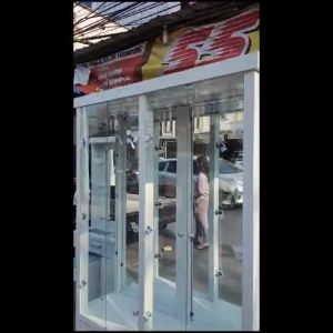 Lemari Gamis 4 Pintu Mini / Lemari Baju Dress Gantung