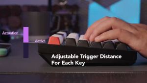 Bàn phím cơ Keychron Q1H-M1/ Q1H-P1 Q1 HE Carbon Black RGB Knob Hotswap - Hàng Chính Hãng