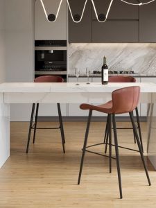 Kitchen Island Dining Table Integrated Finished Solid Wood Bar Kitchen Small Apartment For Home Multi-Functional Bar Western Guide Table Accessible Luxury