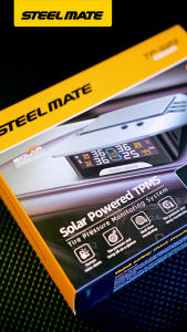 Steelmate S23 Pro Solar-Powered TPMS Tire Pressure Monitoring System with LED Display & Voice Alert