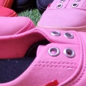 Sepatu slip on wanita dewasa anak perempuan flat kanvas terbaru kekinian